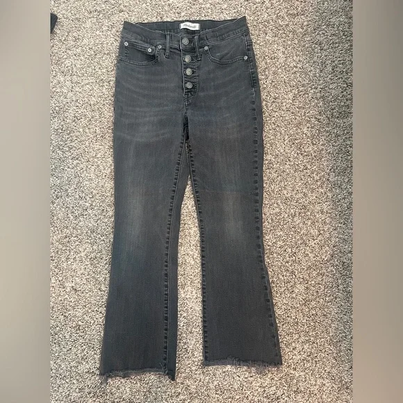 Madewell Cali Demi-Boot Black jeans size 27 - Picture 4 of 5